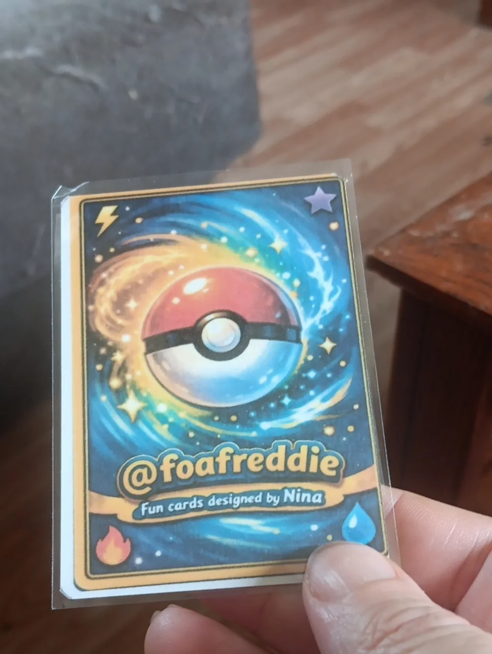 Wooper Card - Blue Collector Card